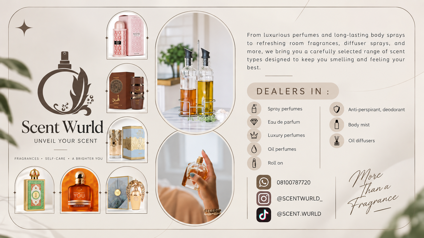 Scent Wurld fragrance collection
